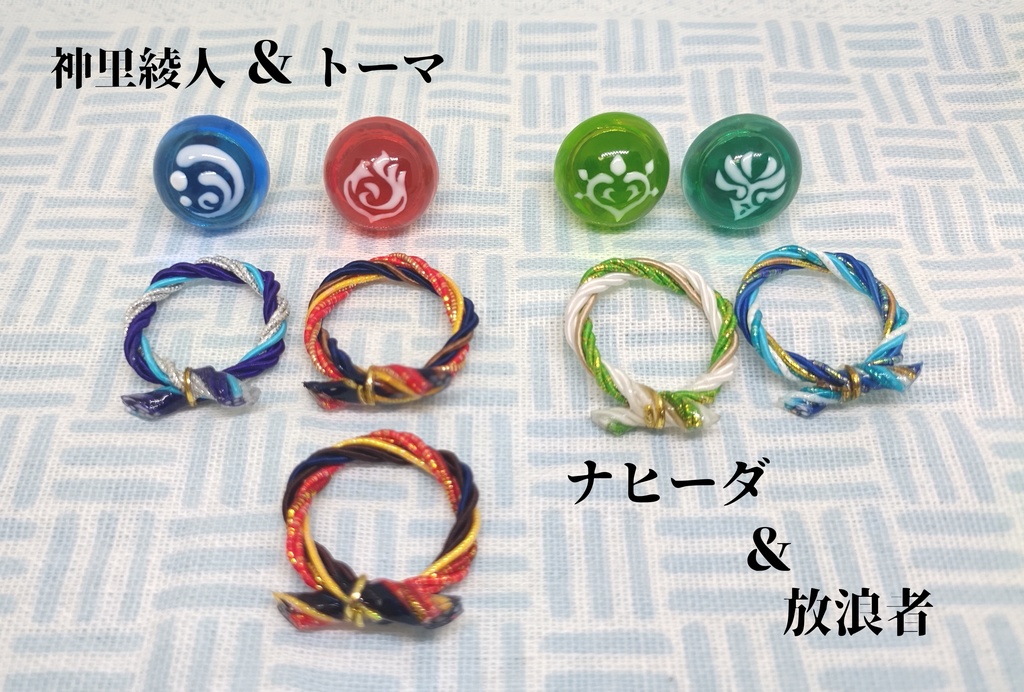 原神イメージピンバッヂ ペアver