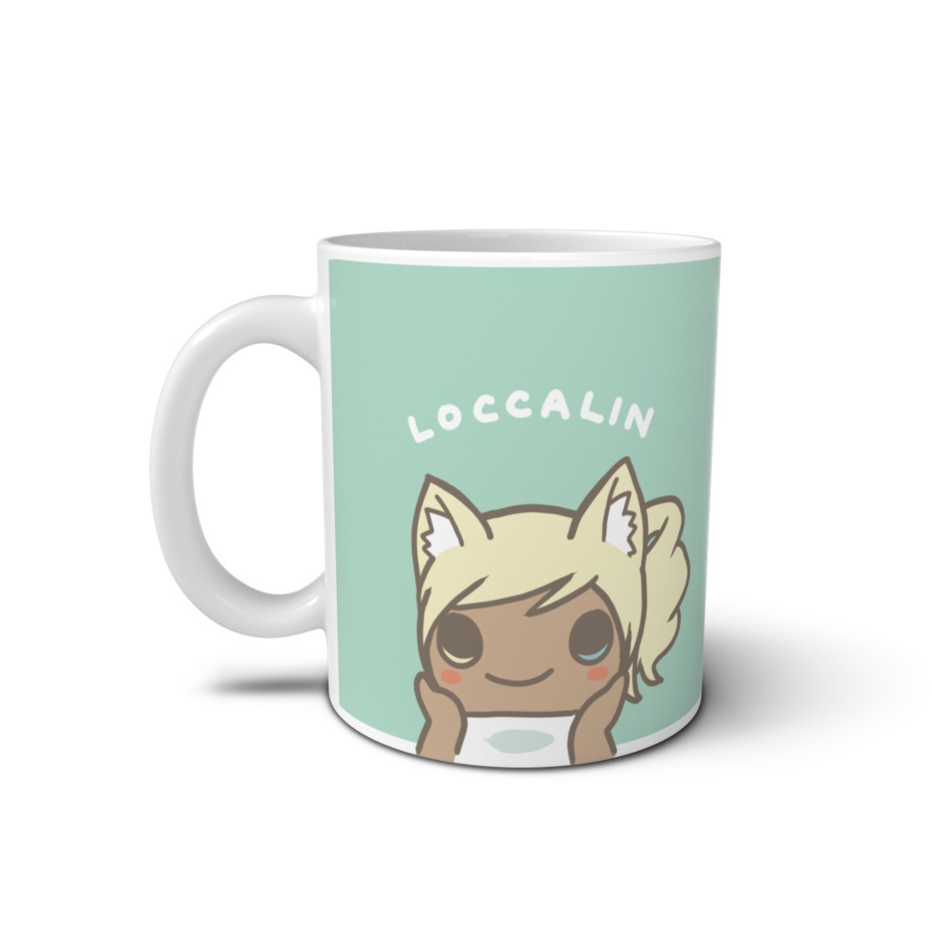 ろっかりんがあなたをじっと見つめるマグカップ