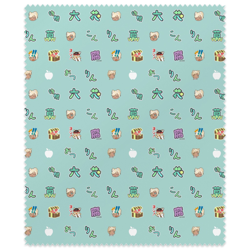 ろっかりんスタンプめがねふき2024