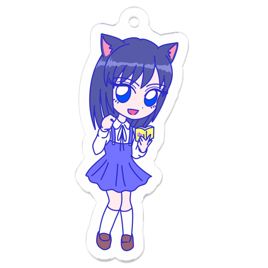 【2021年通常立ち絵】こん_SAN18 アクリルキーホルダー50mm×50mm