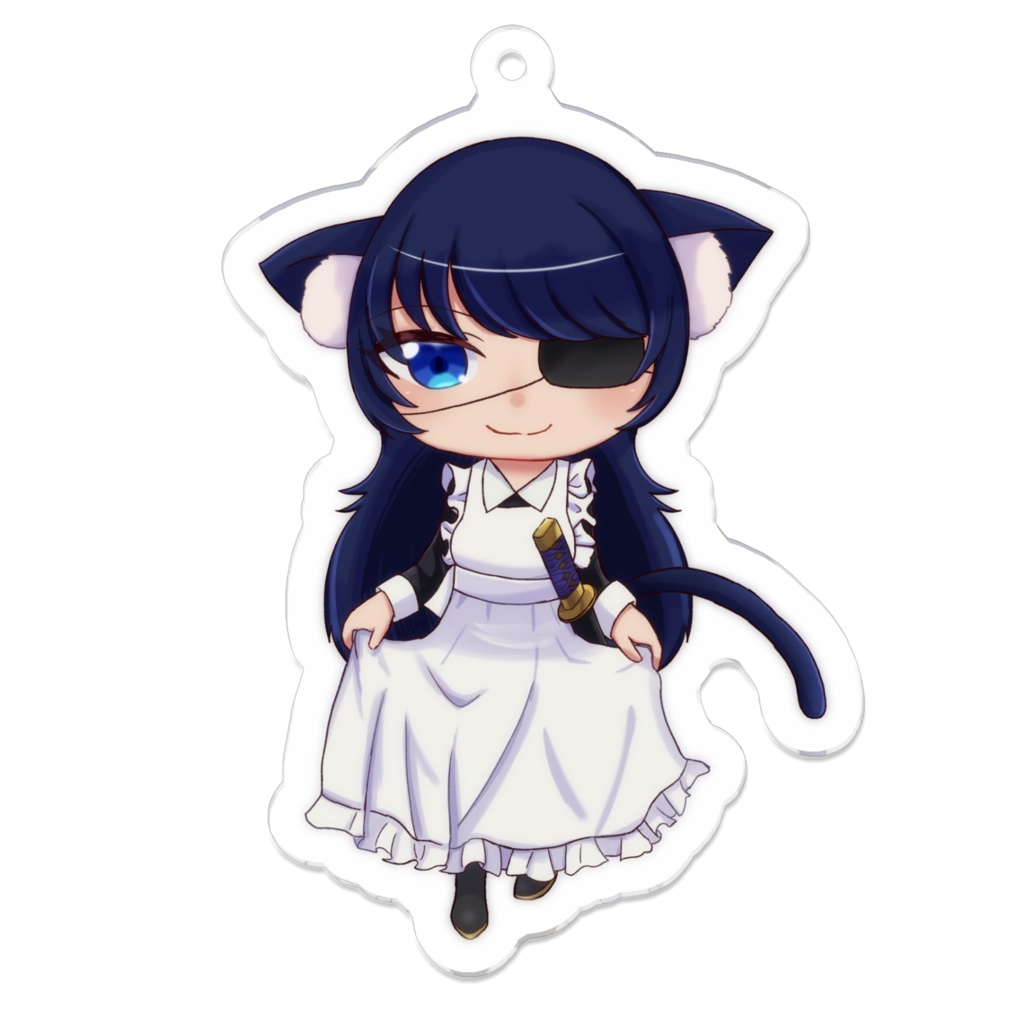「愛した貴方に忠誠を、叶わぬとも誓わせて」こん_SAN18表紙キャラクター衣装 アクリルキーホルダー