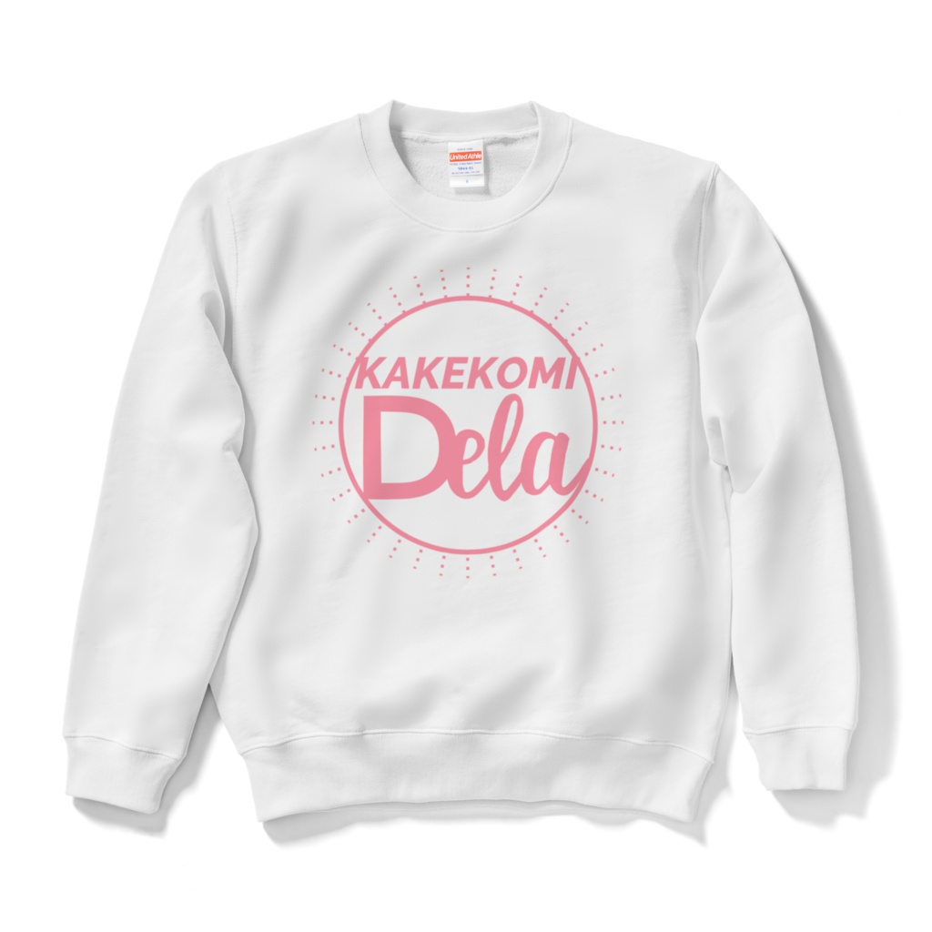 KAKEKOMIDELA（White＆pink）スウェット
