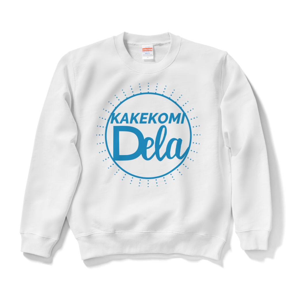 KAKEKOMIDELA（White＆Blue）スウェット