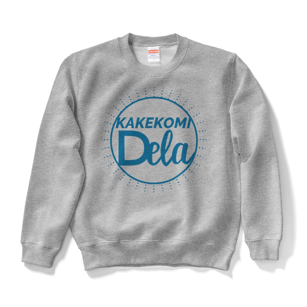 KAKEKOMIDELA（grey＆Blue）スウェット