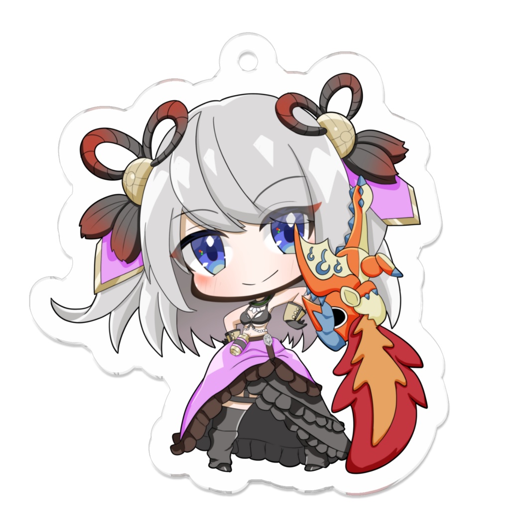【アクリルキーホルダー】モンスターハンター（大剣装備）～期間限定～
