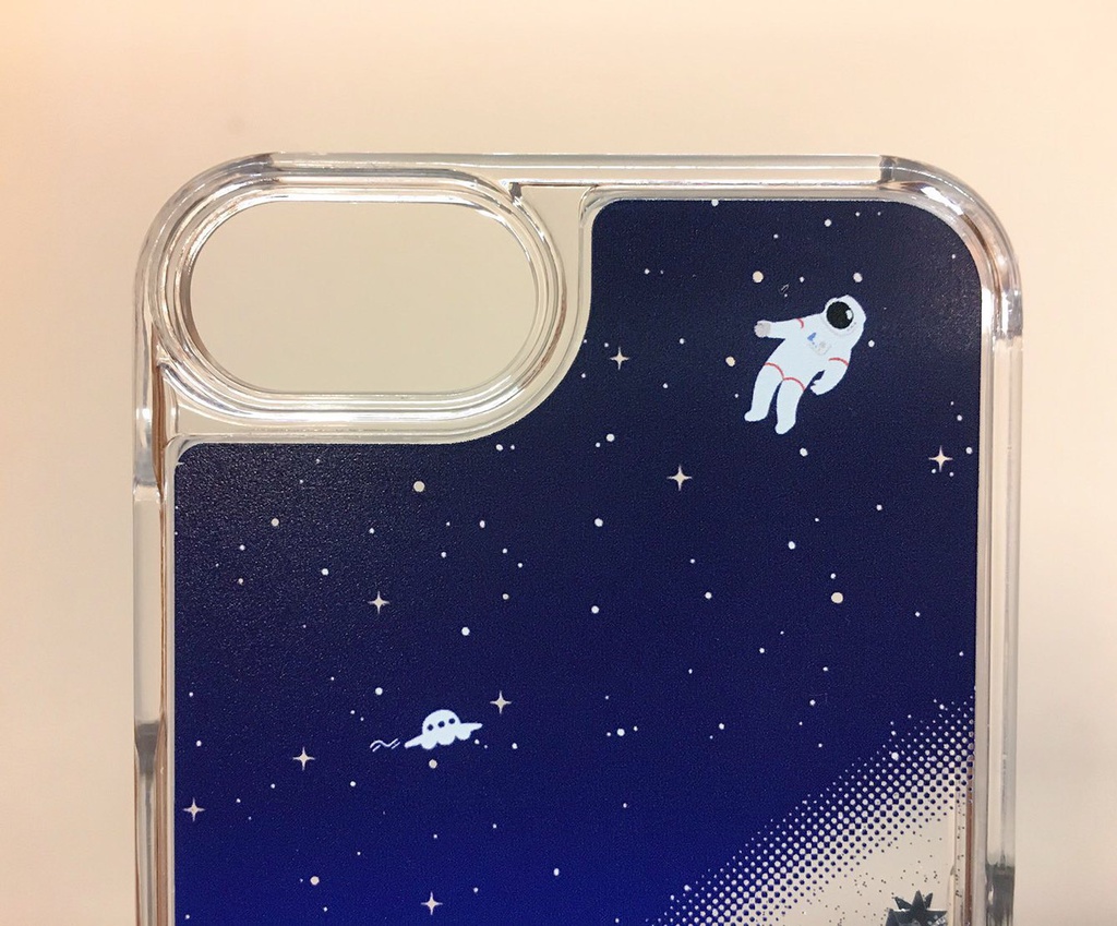 受注生産 宇宙柄 鳥 Iphoneケース イロトリドリ Booth