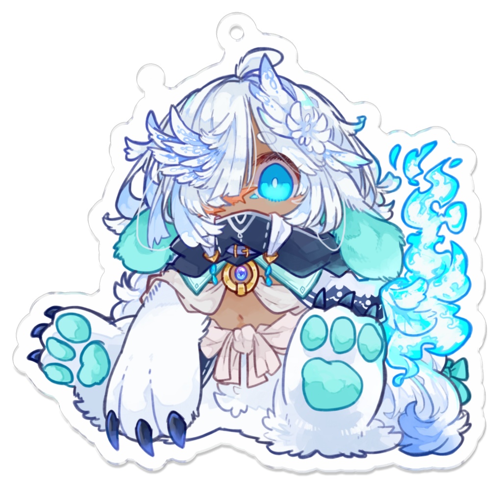 ワンチャンアクリルキーホルダー