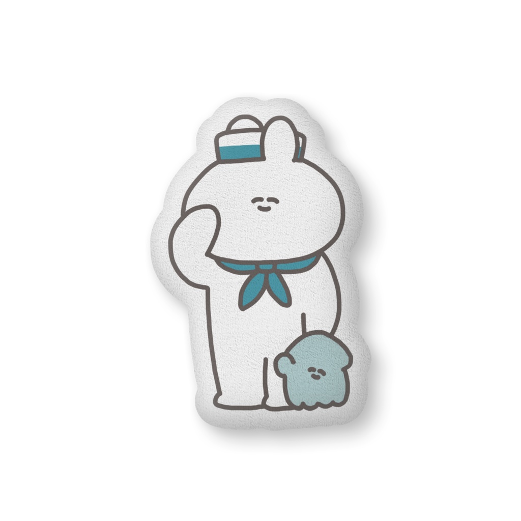 ふかふかクッション(水兵うさちゃん)