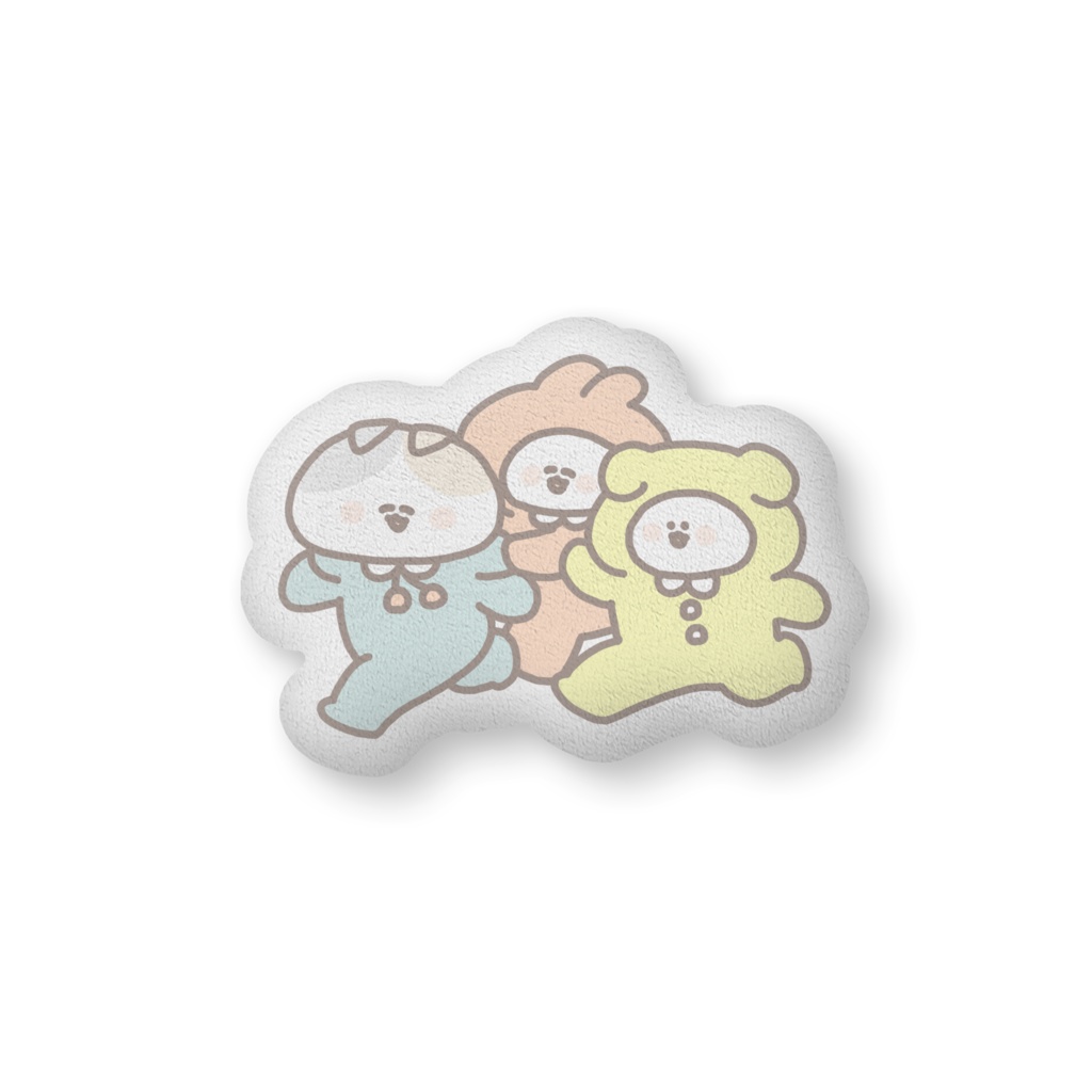 ふかふかクッション(きぐるみちゃんず)