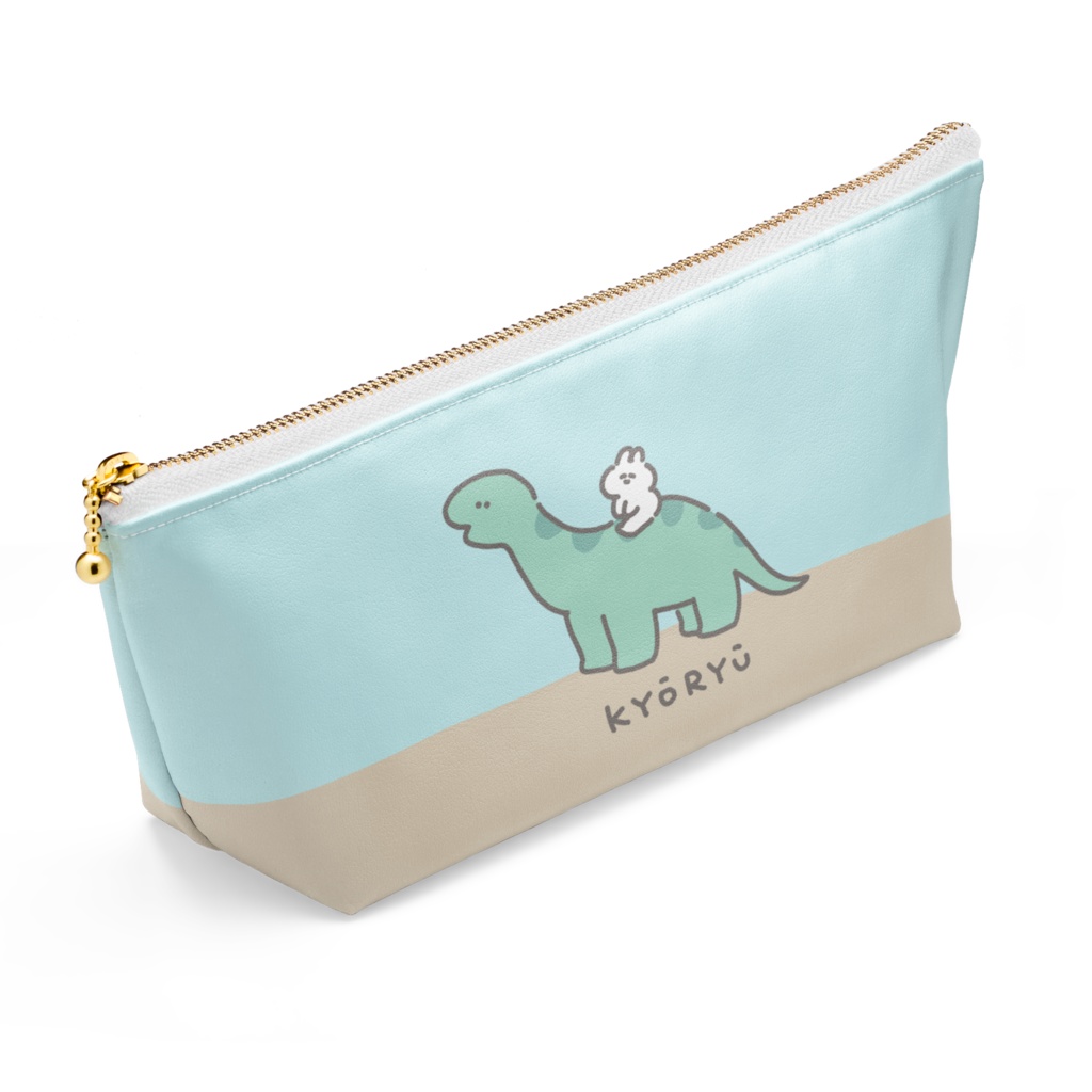 ポーチ(恐竜とうさちゃん)