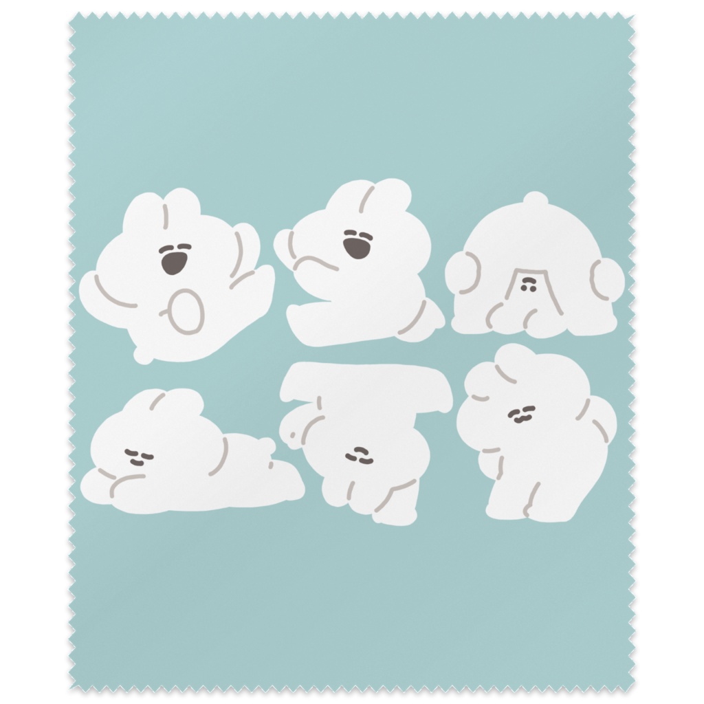 メガネ拭き(うさちゃん密集)