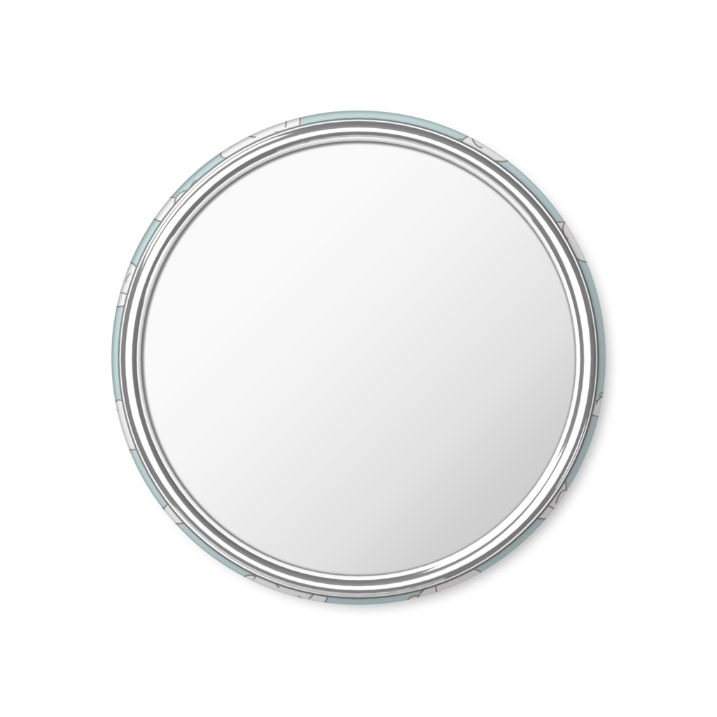 缶ミラー(ゆるっと描いたうさちゃん)