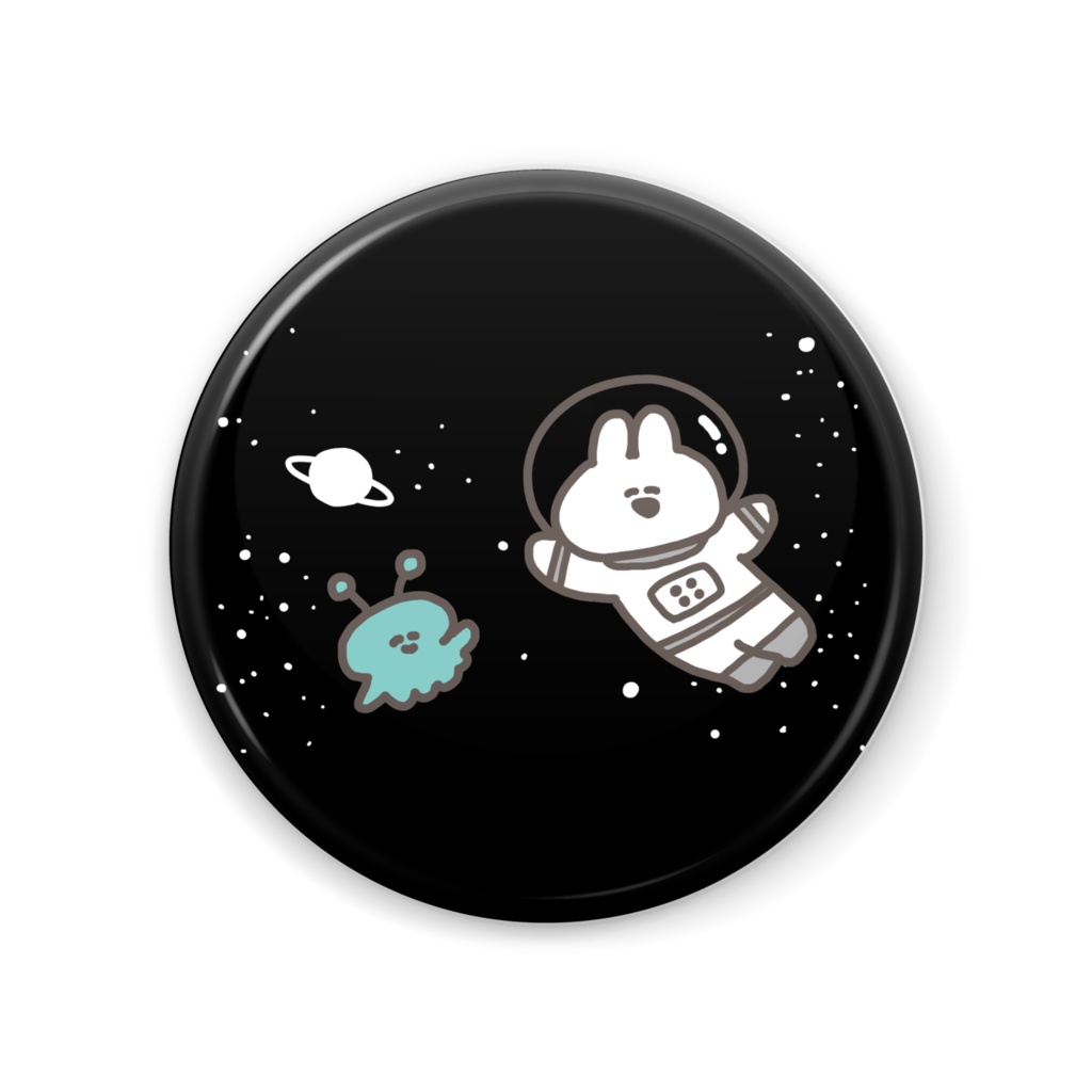 缶ミラー（宇宙飛行士うさちゃん）