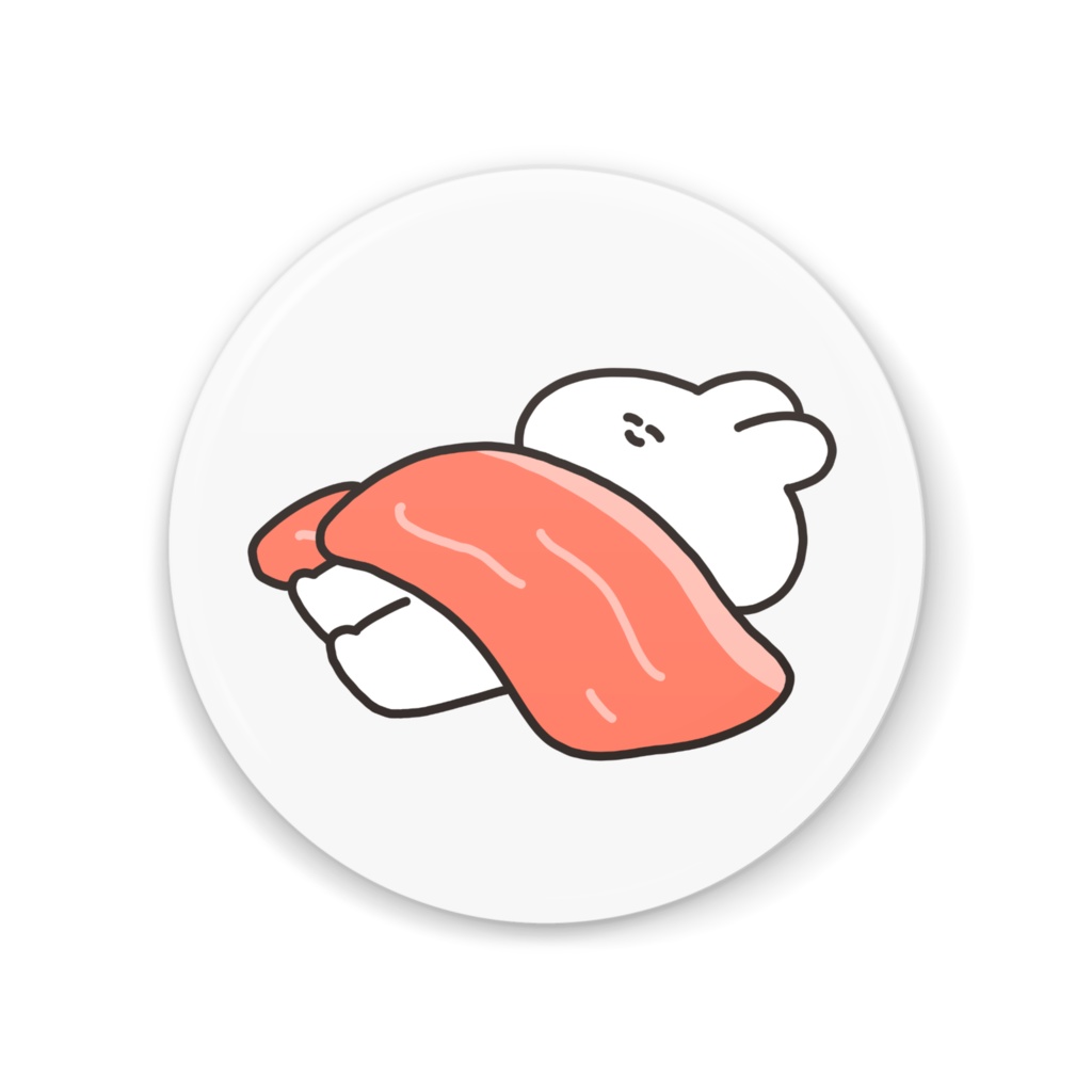 缶ミラー(肉とうさちゃん)