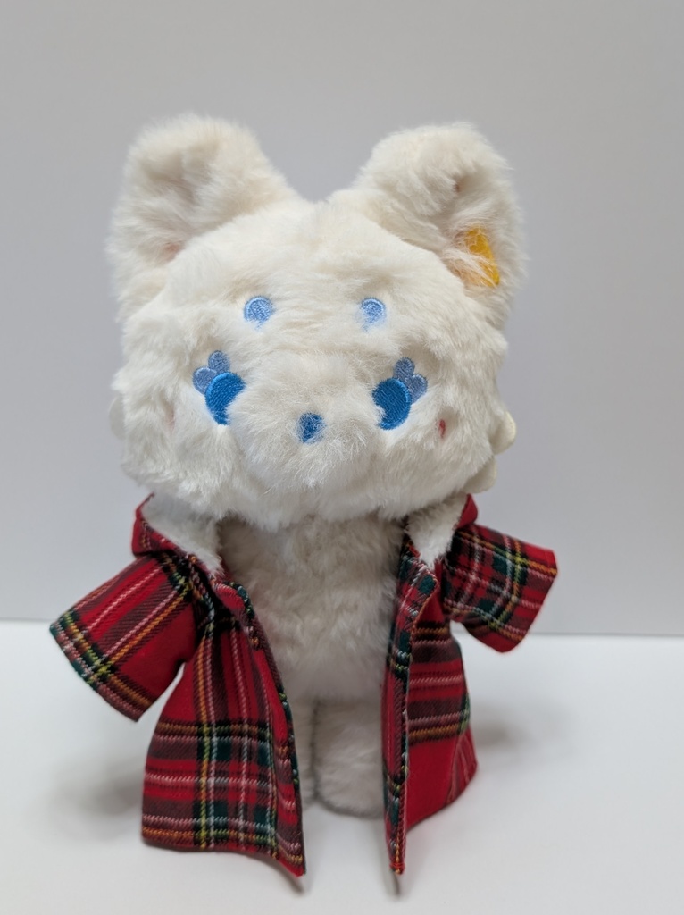 フード付コート(タータンチェック)