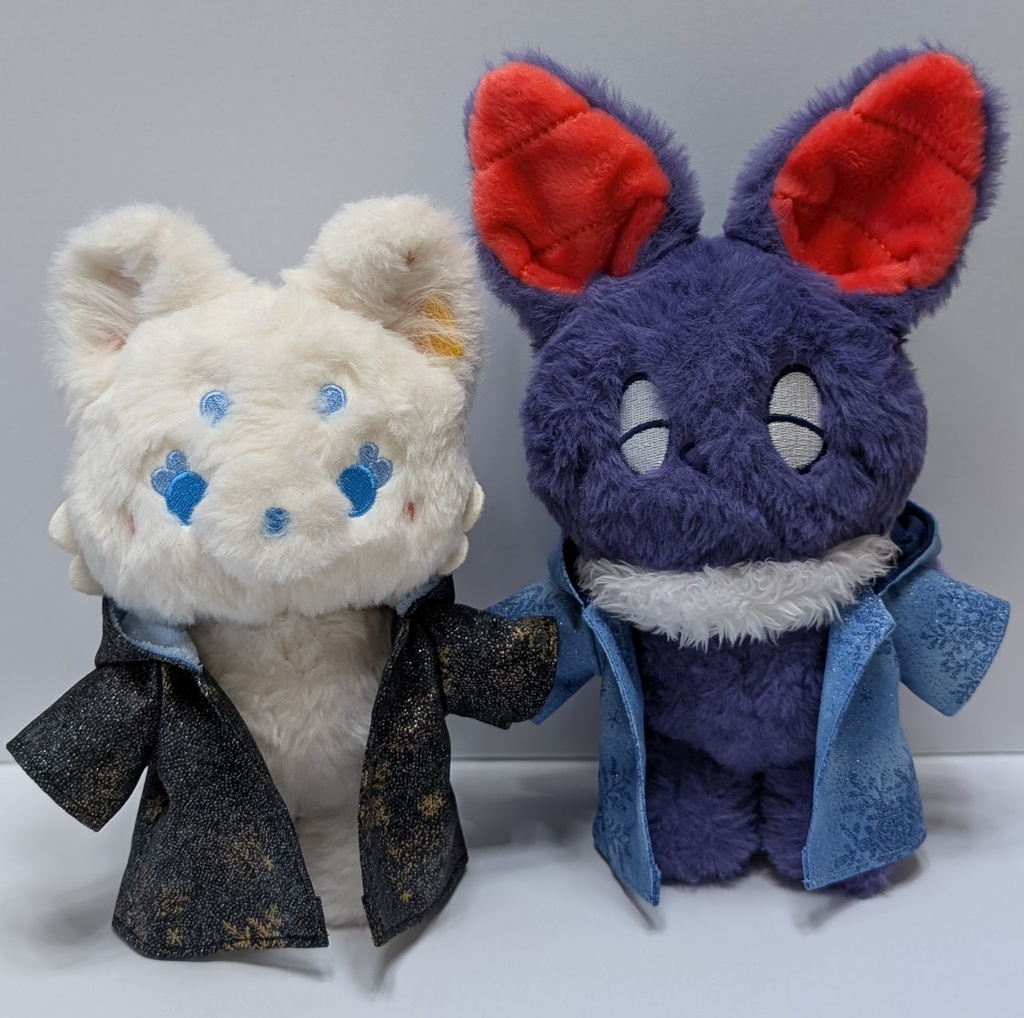 フード付コート(雪の結晶)