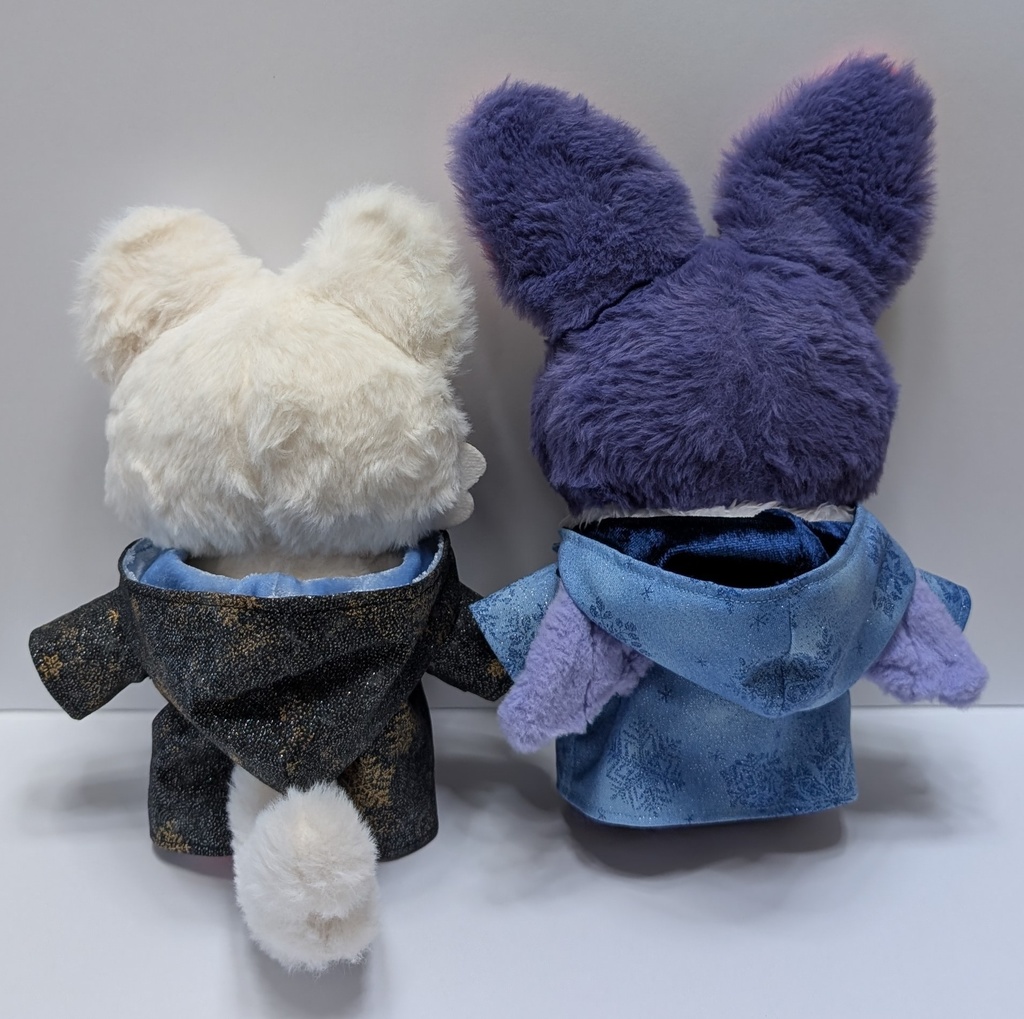 フード付コート(雪の結晶)