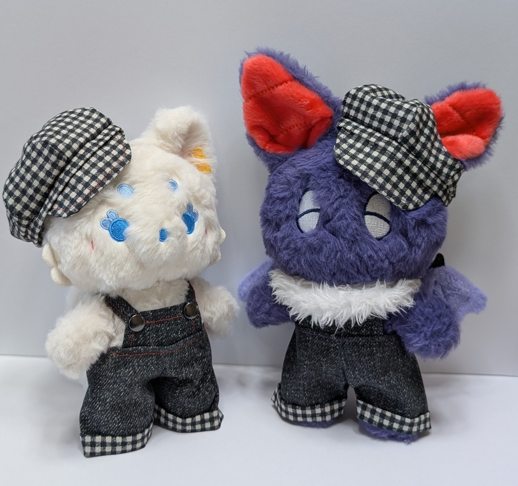 キャスケット・サロペットセット(ブラック)す