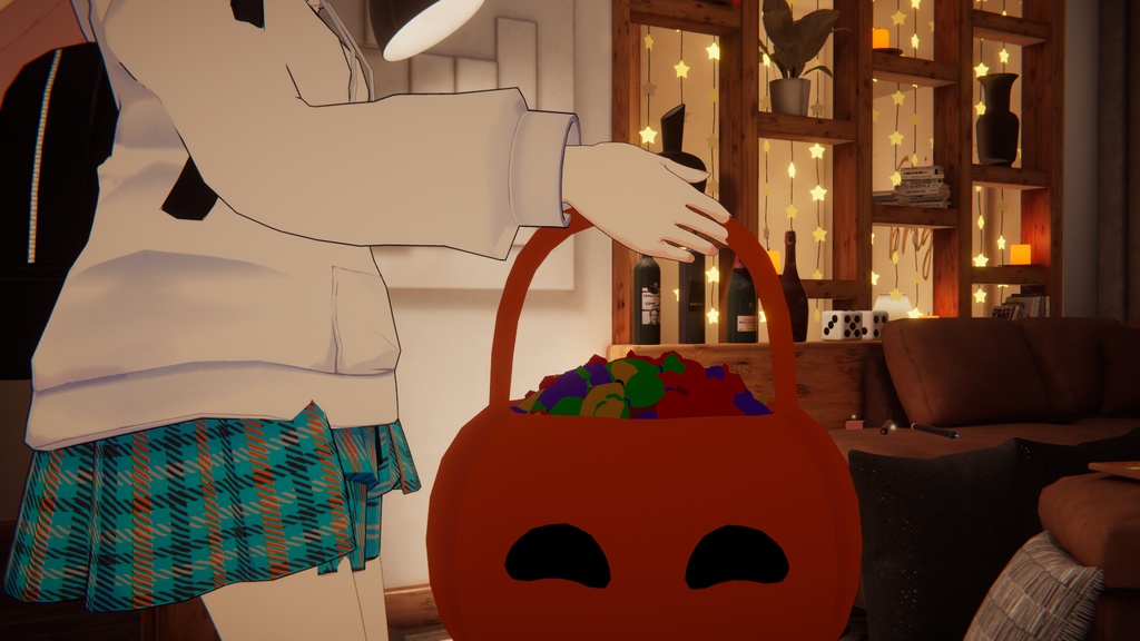 【VRChat向け】Halloween Candy Bucket