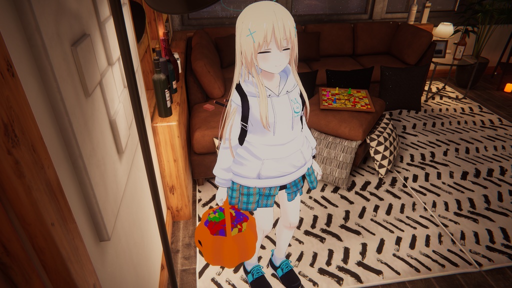 【VRChat向け】Halloween Candy Bucket