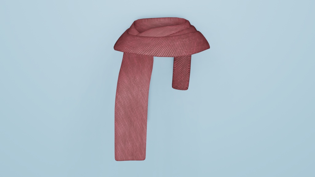 【VRChat向け】Winter Scarf