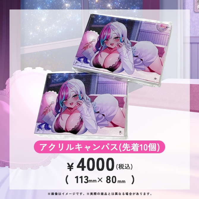 【3万人記念グッズ】アクリルキャンパス・チェキ