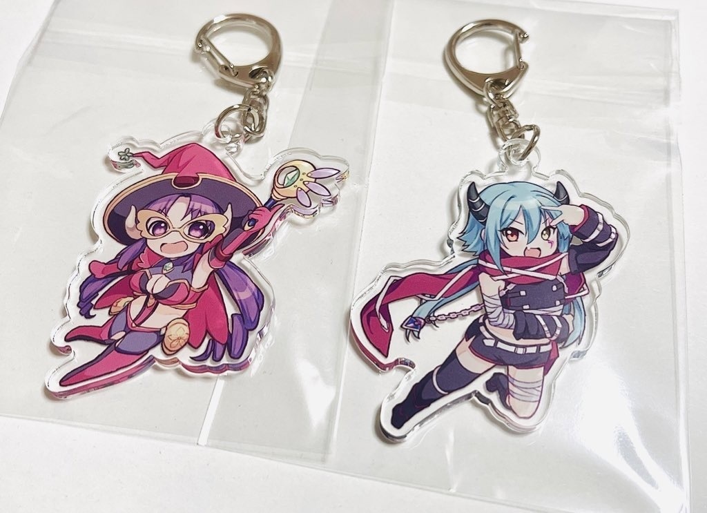 さいつよアクリルキーホルダーA