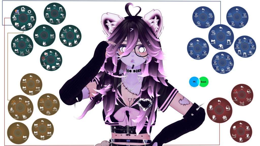 RaaKu💜3.0 (PC/Quest) VRChat Avatar