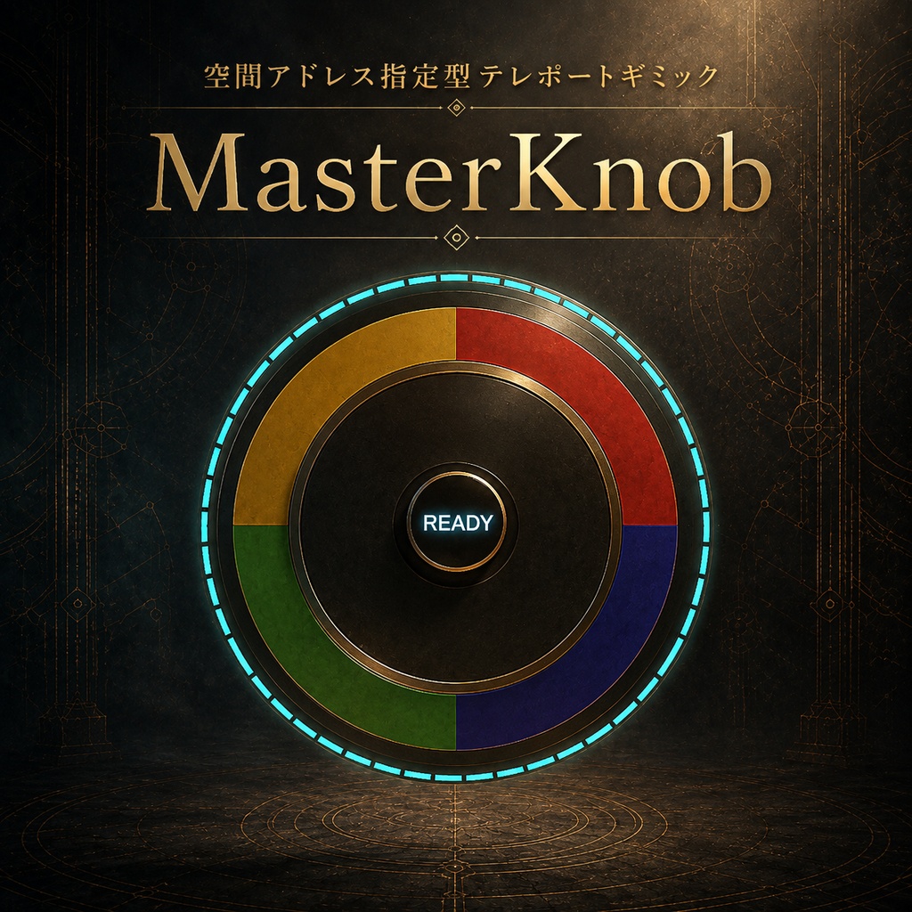 【無料/Free】【VRChatワールドギミック】MasterKnob