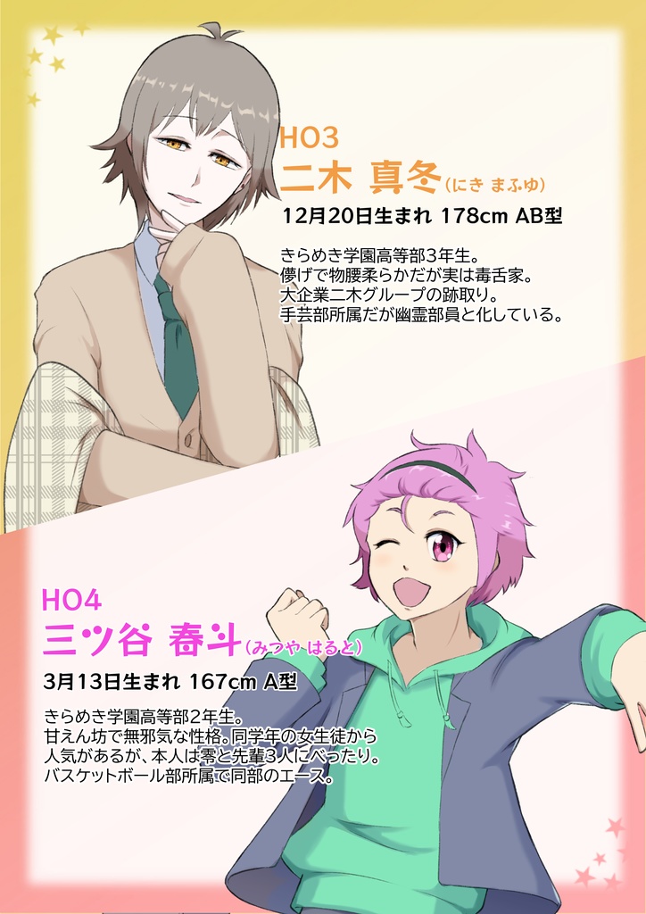 恋愛シミュレーティングマーダーミステリー風ゲーム『スウィート☆メモリーズ』