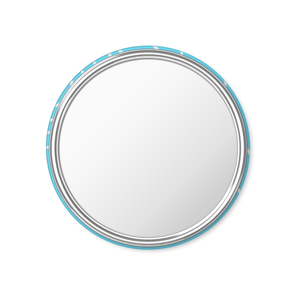 夏のベルツノガエル 缶ミラー