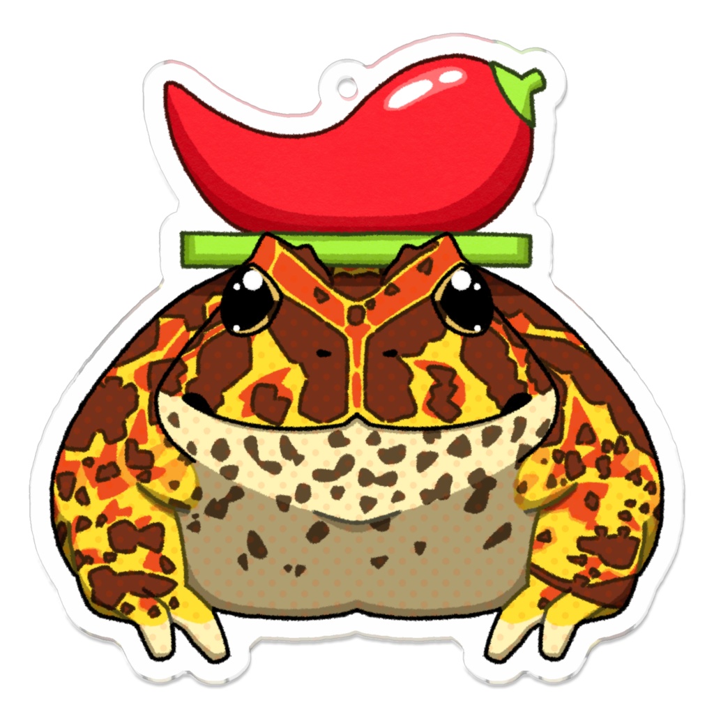 しちみ🌶️くんキーホルダー