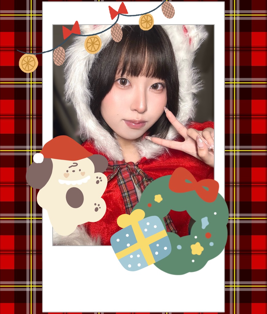 クリスマス［本気お絵描き］チェキ♡🎄