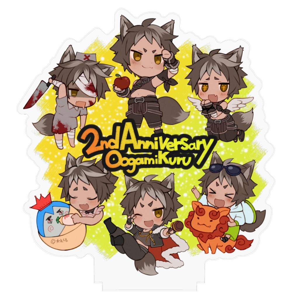 大上くる二周年記念アクリルスタンド