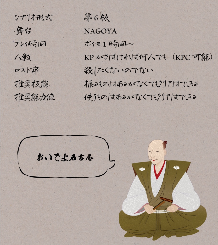 【CoCシナリオ】758か758【SPLL:E189754】