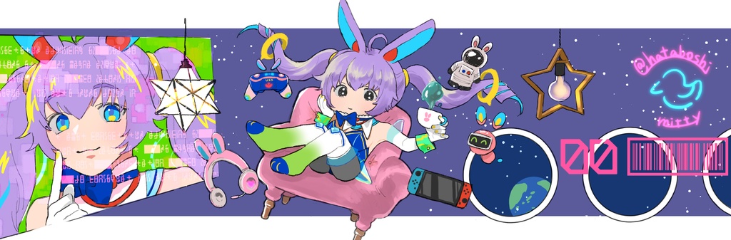 Twitter、Youtubeヘッダー画像作成(7月以降納期)