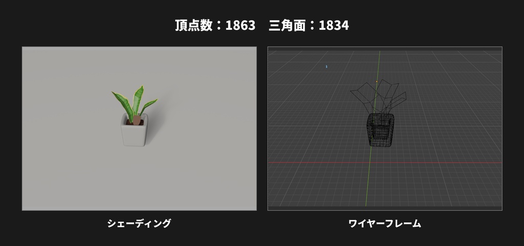 【Low Poly】1Kルーム家具セット 3Dモデル+1kルーム|ゲーム・建築CG向け