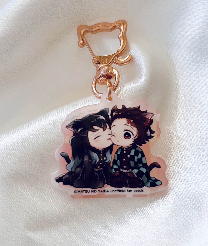 たんむいにゃんこ　アクリルキーホルダー