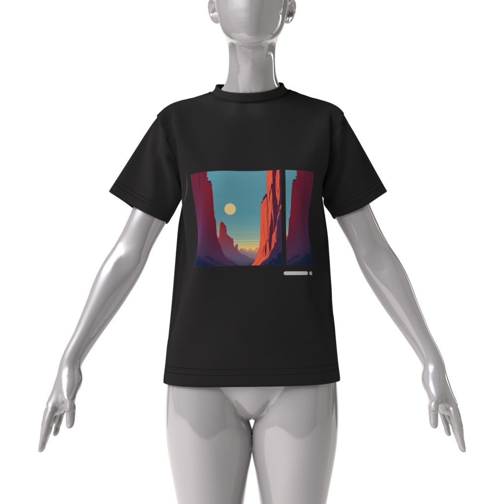 ネイチャーTシャツ - Cliff