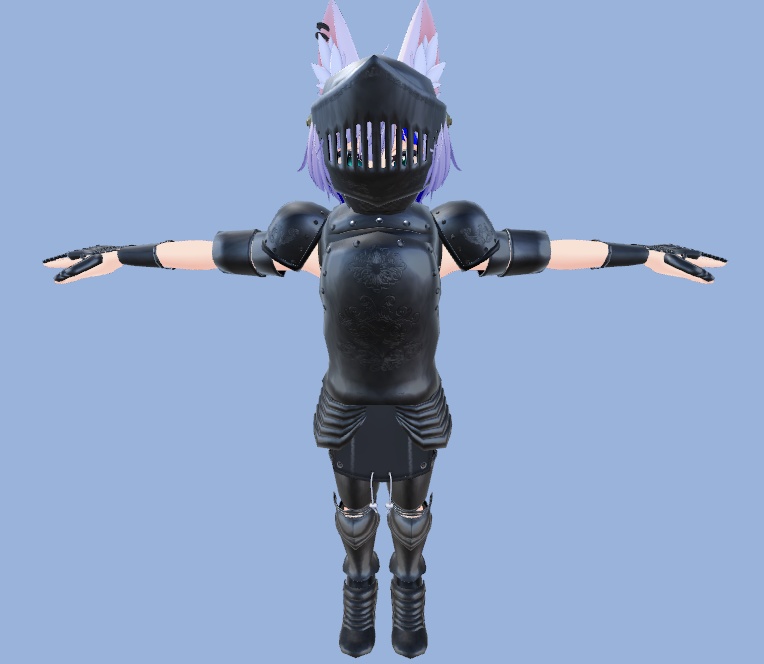 【マスクが上がるよ・西洋】甲冑 シルバー