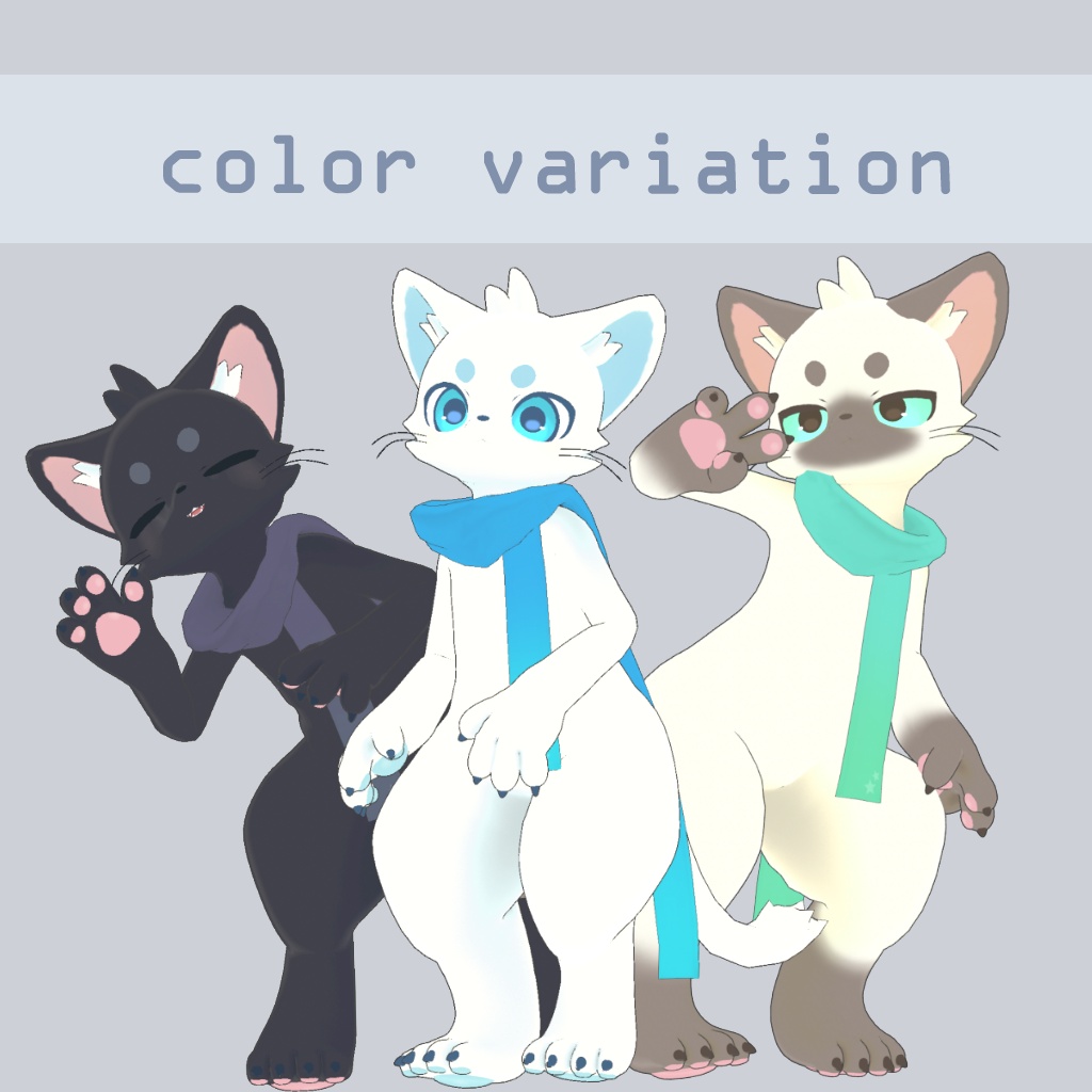 【オリジナル3Dモデル】marow cat (500円OFF ~8/31)