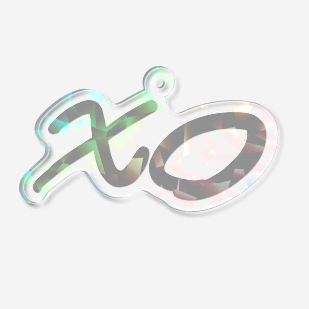 XOキーホルダー_キラキラ