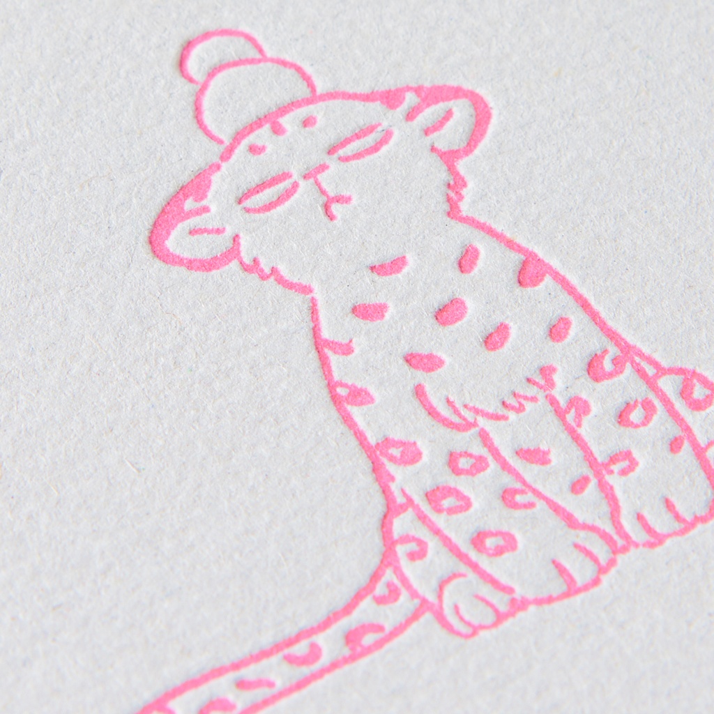 【ヒズ・リトル・アンバー】特製活版ポストカード