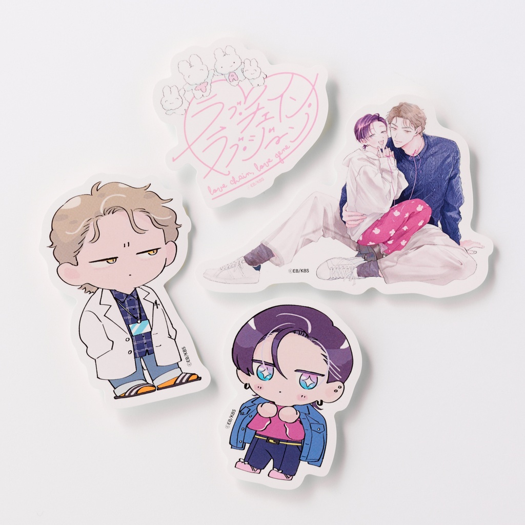 【ラブ・チェイン・ラブ・ジーン】CUTE♡ダイカットシール