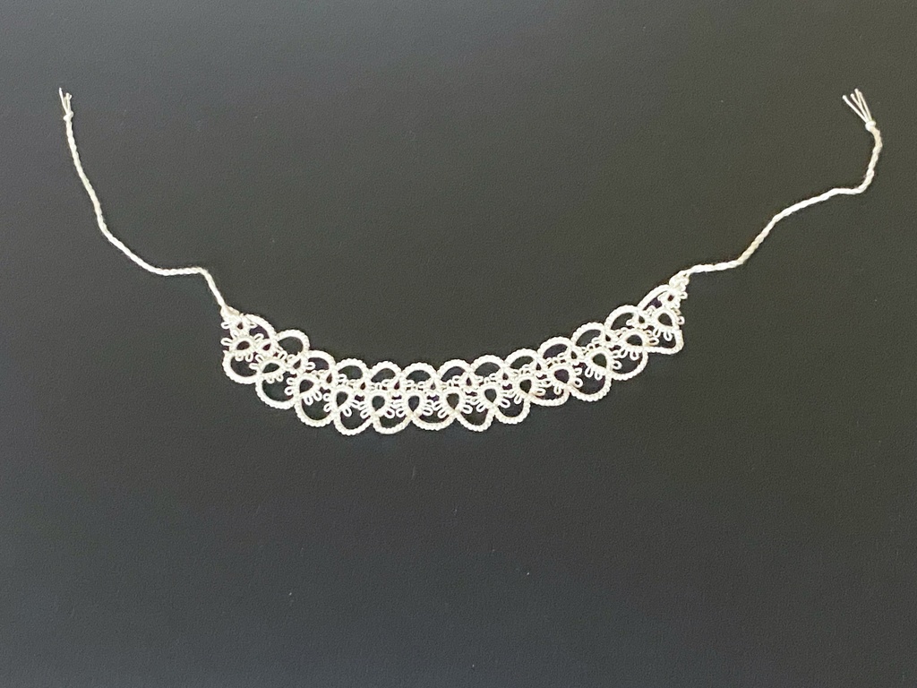 にじぱぺ用 2WAY タティングレース アクセサリー ヘッドドレス つけ襟