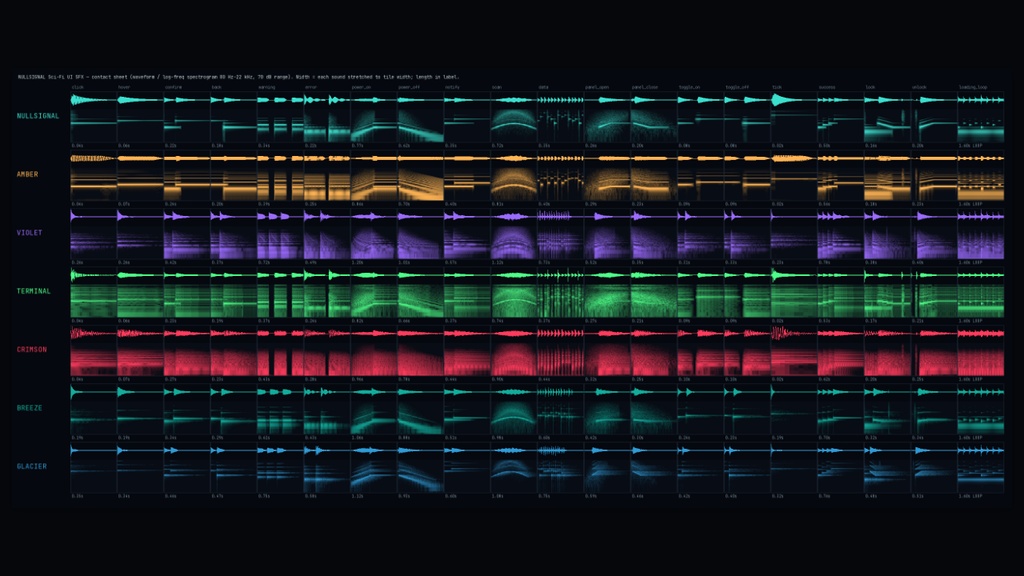 SF UI 効果音パック 140音【7気分・WAV/OGG・ループ付・商用可】