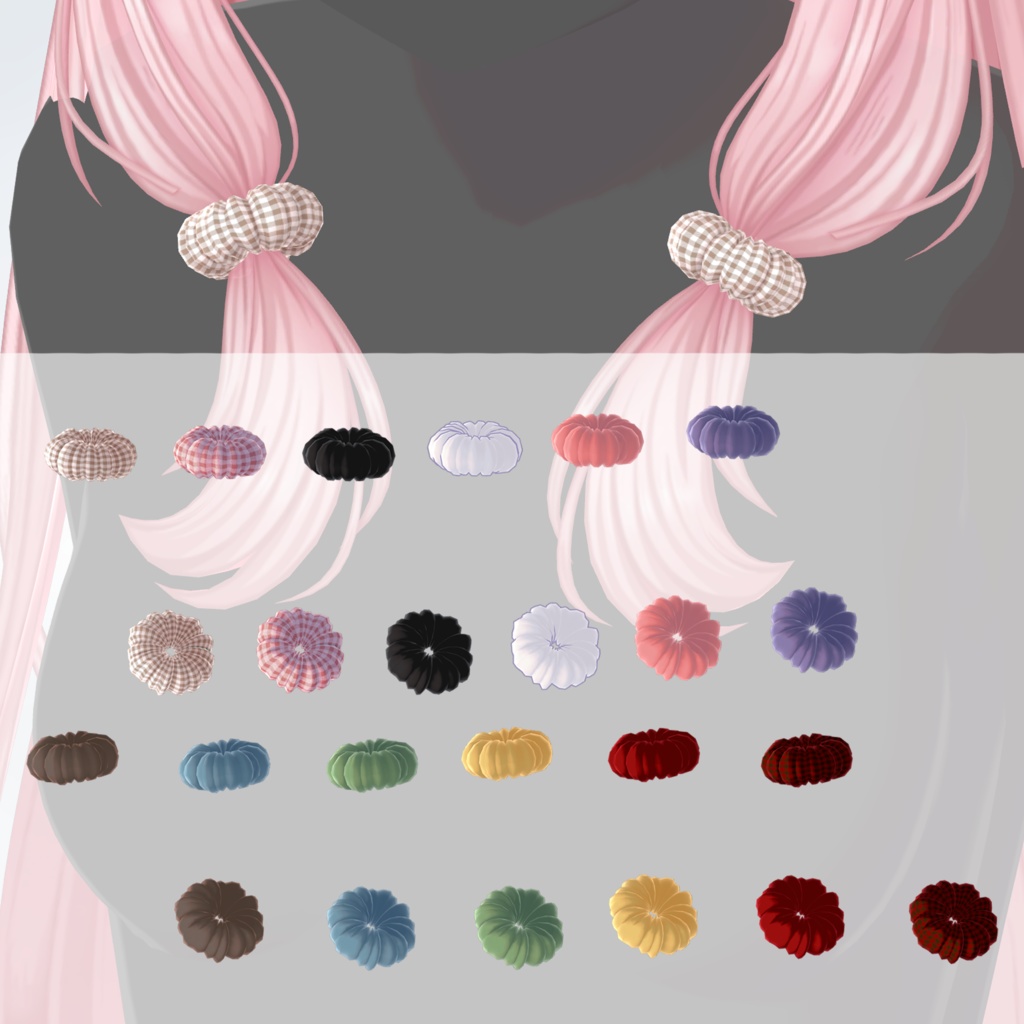 Front Pony wave long hair