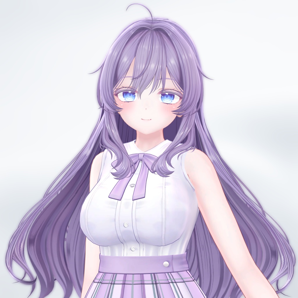 Front Pony wave long hair