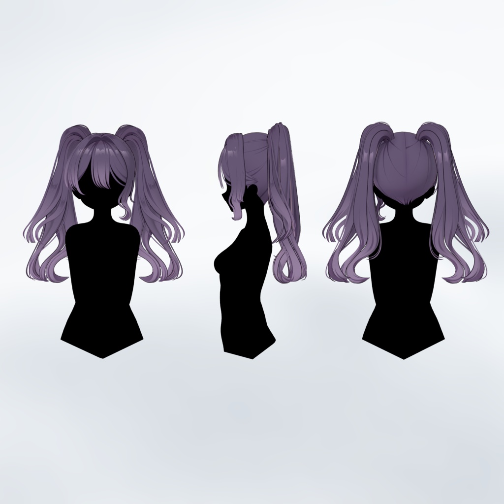 Layered Wave Twin Tail