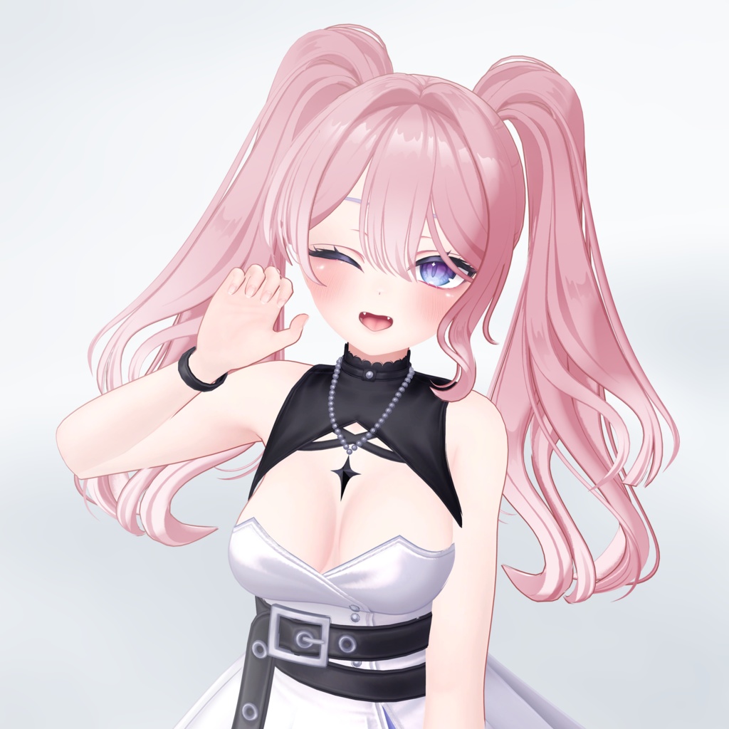 Layered Wave Twin Tail